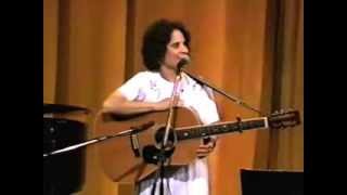 Debbie tells a joke at CAJE (1992)