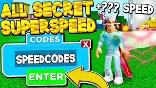 ALL SECRET SPEED CODES IN LEGENDS OF SPEED SIMULATOR! Roblox
