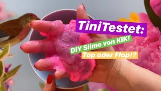 TiniTestet: Slime von KIK! Riesen FAIL!! Anschließend alles gemixt!! -Slimesmoothie-