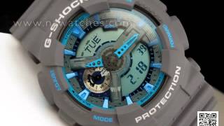 Casio G-Shock Matte Finish Analog Digital Display Watch GA-110TS-8A2, GA110TS