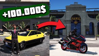 100.000$ ЧИСТЫМИ ЗА 10 МИНУТ! ЖИЗНЬ БОМЖА В GTA 5 RP DOWNTOWN/STRAWBERRY/VINEWOOD