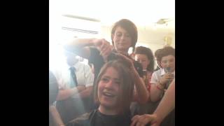 Rachael Minnis Head Shave For Trinity Hospice Part1