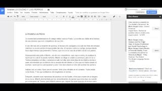 Como crear citas para trabajos o informes en Google Docs