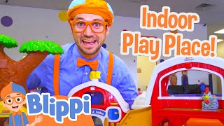 Blippi at the Indoor Play Place | Learning Movements