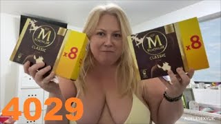 BBW ADELESEXYUK PUTTING AWAY HER SHOPPING