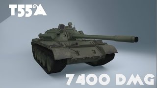 T55A, 7400 DMG, MASTER
