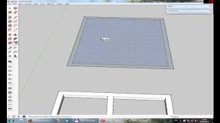 Расчёт ленточного фундамента в программе SketchUp