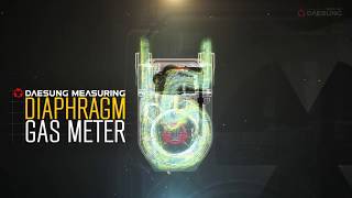 DAESUNG MEASURING DIAPHRAGM GAS METER