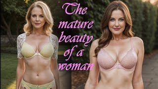 The mature beauty of a woman is a sight to behold | graceful | AI beauty