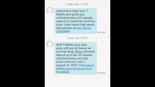 T-Mobile Europe experience