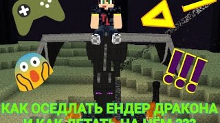 КАК ОСЕДЛАТЬ ЭНДЕР ДРАКОНА И КАК ЛЕТАТЬ НА НЁМ ??? ЕСТЬ ОТВЕТ !!! MINECRAFT PE 0.17.0.1 [ТЕКСТУРА]