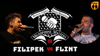 bitwa FILIPEK vs FLINT # Microphone Masters X # freestyle battle