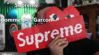 Supreme x Commes Des Garcon (CDG) Collab! Box logo tshirt and hoodie! Air force 1!