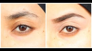 Tutoriel sourcils sans épilation طريقة رسم الحواجب