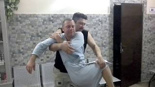 Сеанс быстрой мануальной правки позвоночника от Олега Гудвина. Марьино, Москва. (Саша)
