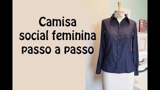Aprenda a costurar uma camisa social feminina com Diana Demarchi
