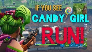 Candy Girl kicks some Butt - Fortnite: Battle Royale