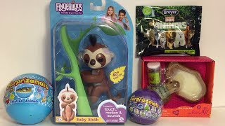 Blind Bags & Sloth Fingerlings Unboxing Surprizamals Breyer Animals Our Generation