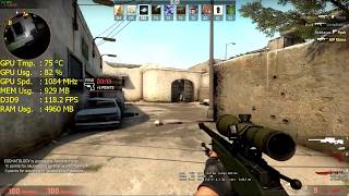 CS:GO (Dust II) | Asus X550JK | GTX 850M | Ultra Settings Benchmark |