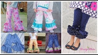 Baby Girl Ruffle Bottom Wear Pants Trouser Design 2019-20