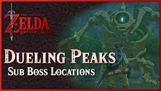 Zelda Breath of the Wild • Sub Boss Locations • Dueling Peaks