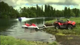 Quadski - вездеход амфибия ATV. Гидроцикл на колесах или плавающий квадроцикл.