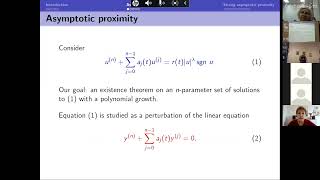 Došlá Z. - On asymptotic proximity to higher order nonlinear differential equations