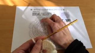 手編みコサージュの作り方 2