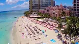 Waikiki Beach, Honolulu, Hawaii (Aerial Views) July 2014 (STAB)