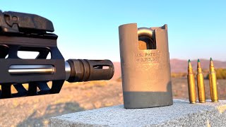 Opening a U.S. Military Padlock with ONE Shot