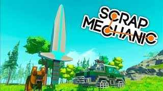 SCRAP MECHANIC ESPADAS, MISILES, MASCOTAS/ MOD DE INTELIGENCIA PARTE 2