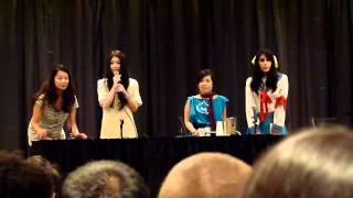 Minori Chihara introduces Haruhi Movie at New York Anime Fest 2010
