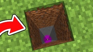 WHAT'S UNDER YOUR MINECRAFT WORLD?