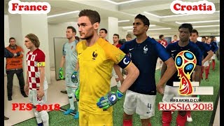 PES 2018 | France vs Croatia 2018 | FIFA World Cup Final | Gameplay PC