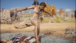 AC Odyssey Kassandra Tramples KLEON to Death - I'm going to kill you slowly