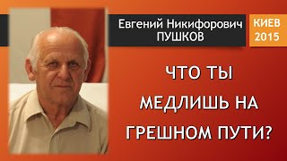 "Что ты медлишь на грешном пути? - Евгений Никифорович Пушков (2015)
