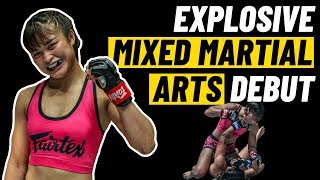 Stamp Fairtex’s EXPLOSIVE Mixed Martial Arts Debut In ONE