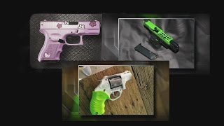 Real or fake? Brightly colored firearms, gun-shaped phone cases a growing concern