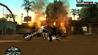 Обзор модов в Gta San Andreas призрачный гонщик