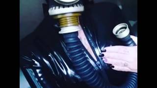 Latex fetish gasmask
