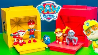 Paw Patrol and The Assistant Play with Magic Surprise Boxes
