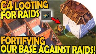 LOOTING C4 for RAIDS + FORTIFYING OUR BASE in RAIDER UPDATE - Last Day On Earth Survival 1.7 Update