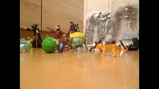 zombiezity truck vs TMNT Zombies part 1