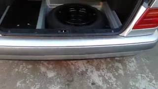 W210 коврик багажника