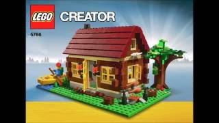 LEGO Creator Log Cabin 5766 Instructions DIY Book 1