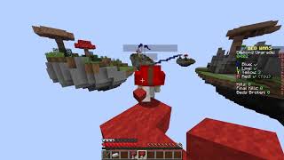MINECRAFT (BEDWARS) NOOBEK SPADŁ W PRZEPAŚĆ! (OPIS)