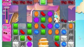 Candy Crush Saga Level 1760 with 4 moves left,  NO BOOSTERS!