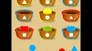 Разложи цветные фигуры/ Познавательный мультфильм для малышей