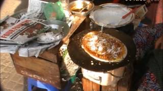 Burmese Street snack - Sweet Crepe & Marsala Crepe