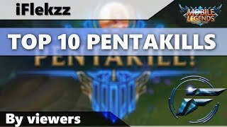2 PENTAKILLS IN 2 MINUTES?! - TOP 10 PENTAKILLS Mobile Legends